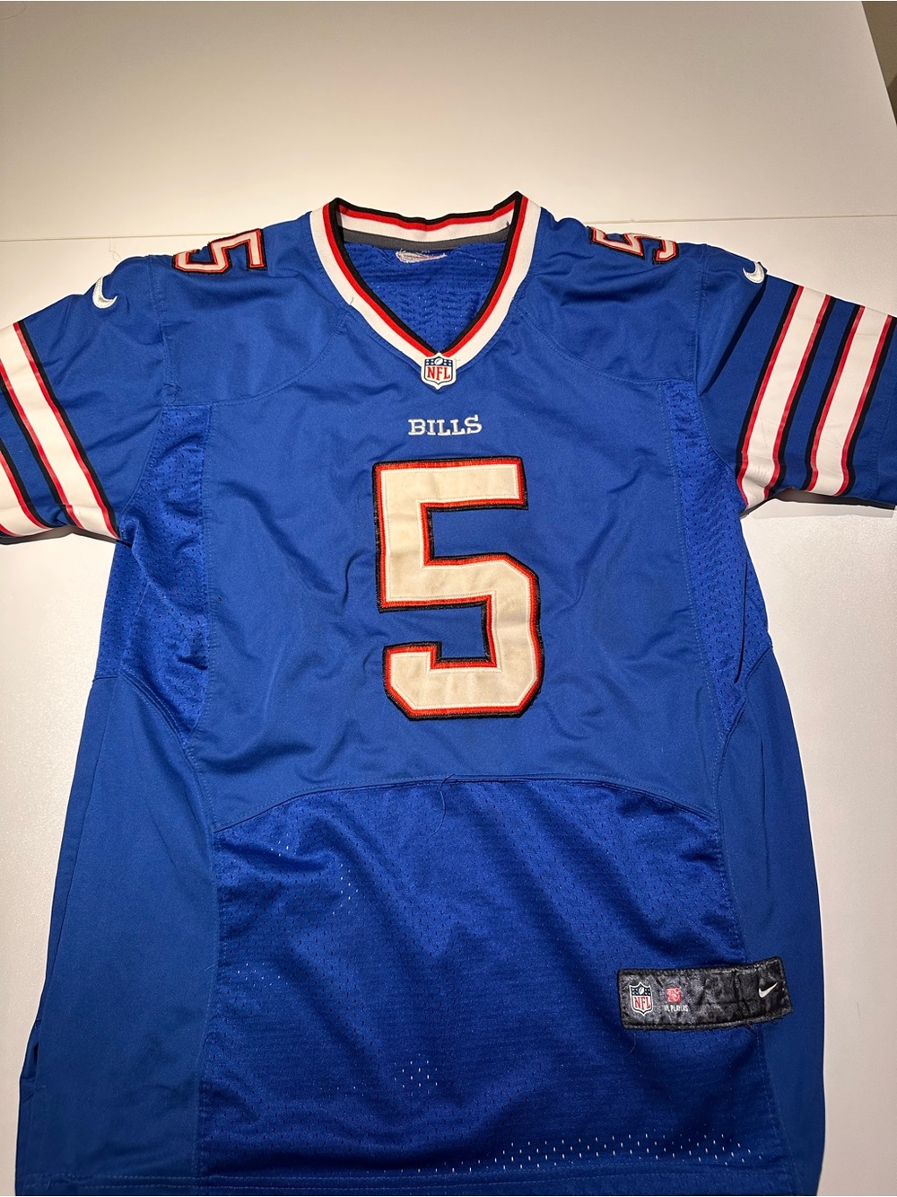 NFL buffalo bills Blue Nike Patch Football Jersey Panel